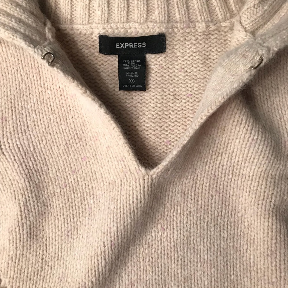 Express XS merino wool & angora sweater